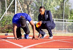 Athletics coach